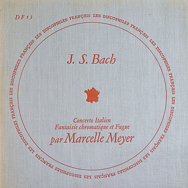 画像1: マルセル・メイエ（pf）/バッハ：イタリア協奏曲、半音階的幻想曲とフーガ（10吋盤） (1)